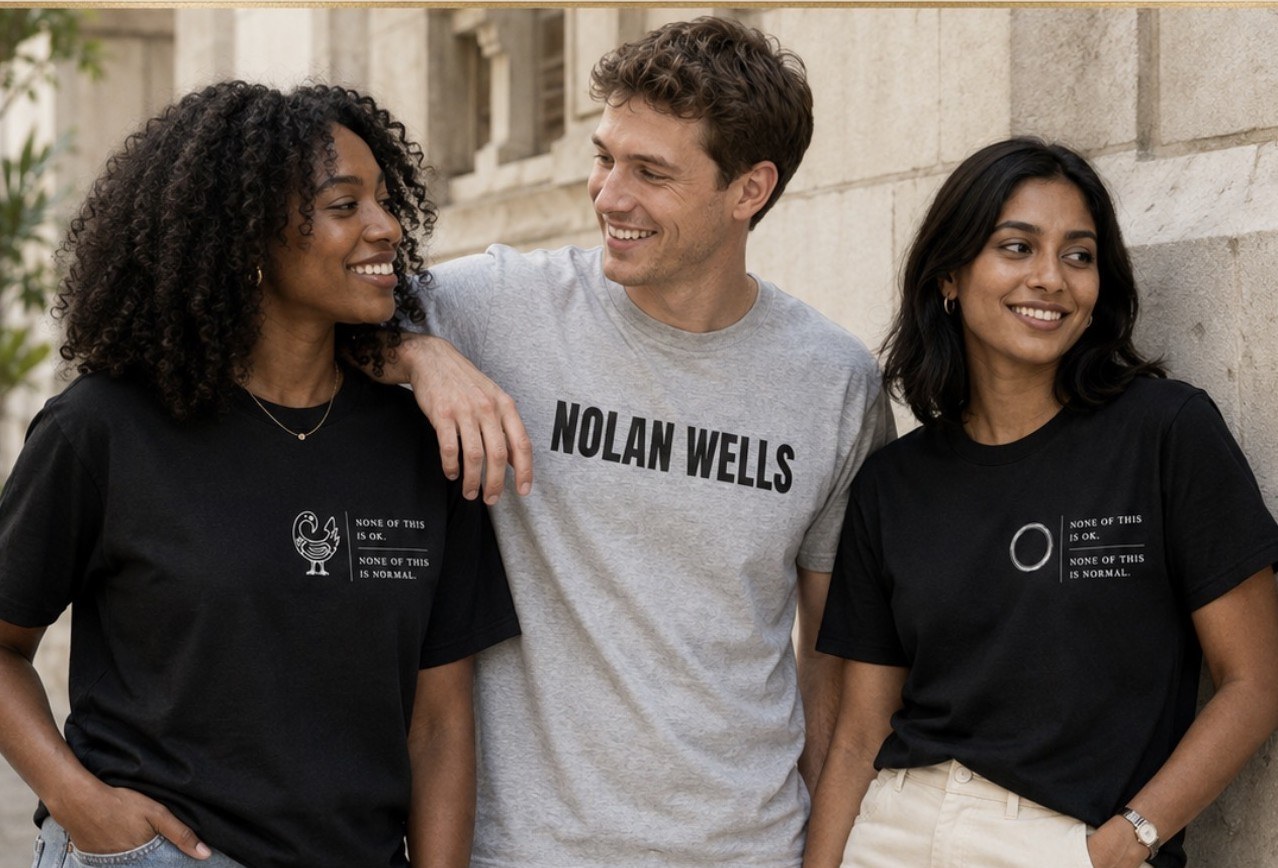 Three people wearing the Summit AP CIC t-shirt range